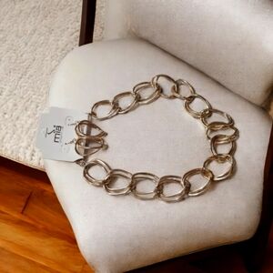 Asia Mia collection by Kim Min Sun "Gold" ringlet necklace & earrings set